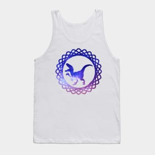 Galaxy dinosaur Tank Top